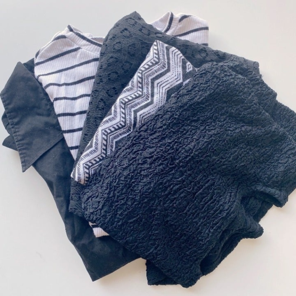 Monochrome Black and White Shirts